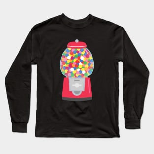 Colorful Candy, Gumball Machine Long Sleeve T-Shirt